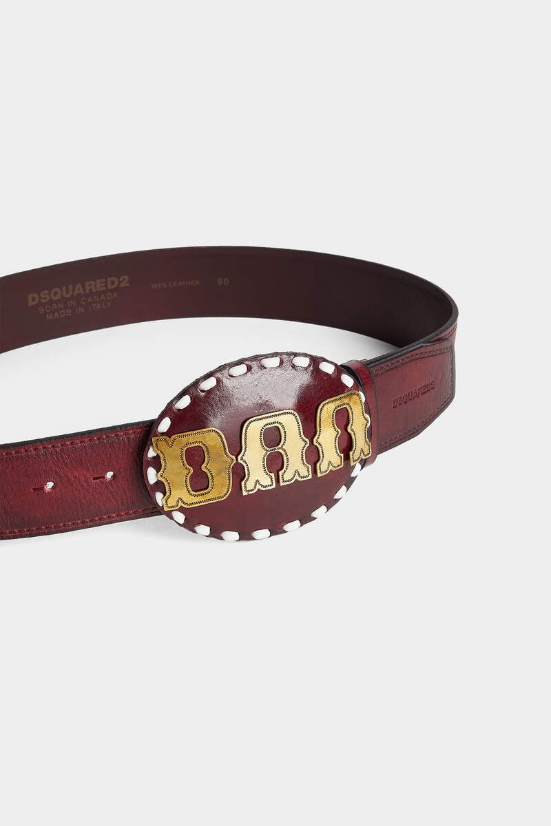 WESTERN DD PLAQUE BELT - 3