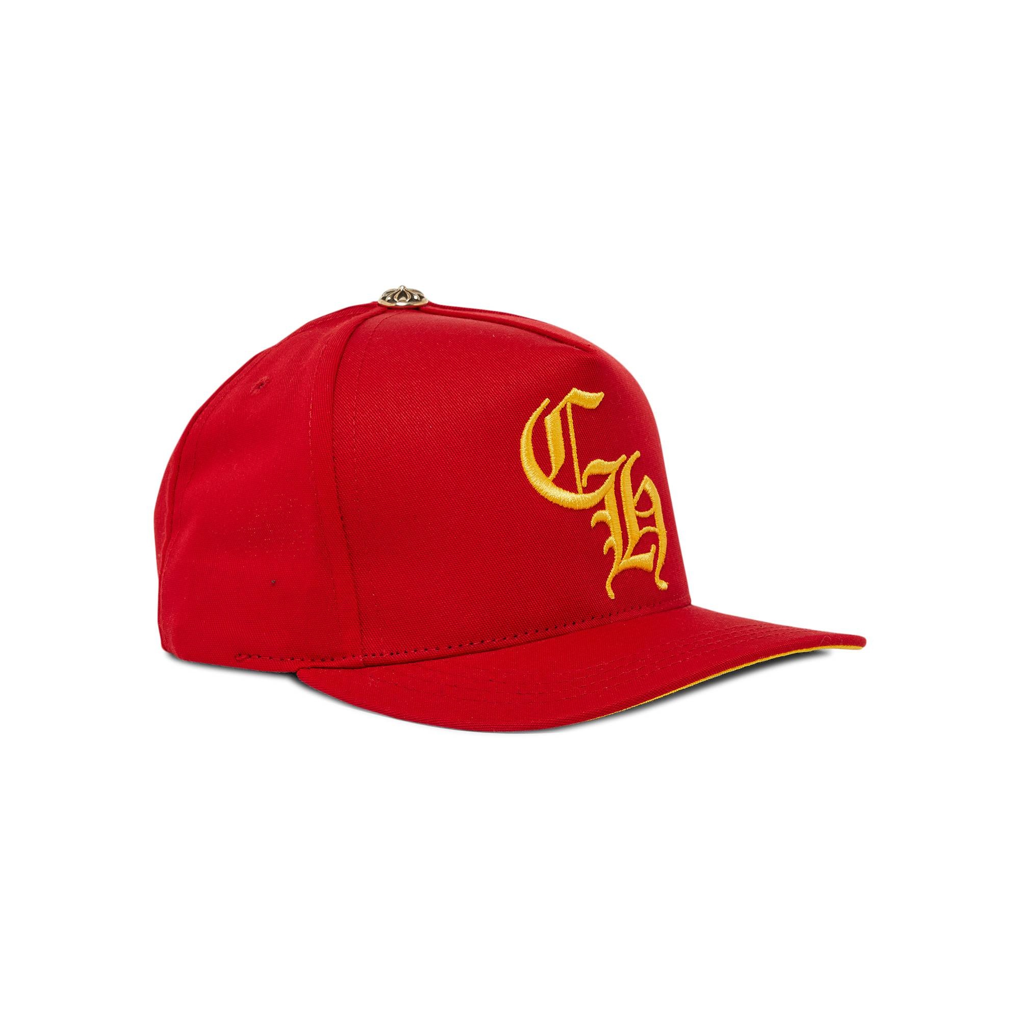 Chrome Hearts Baseball Hat 'Red/Yellow' - 2