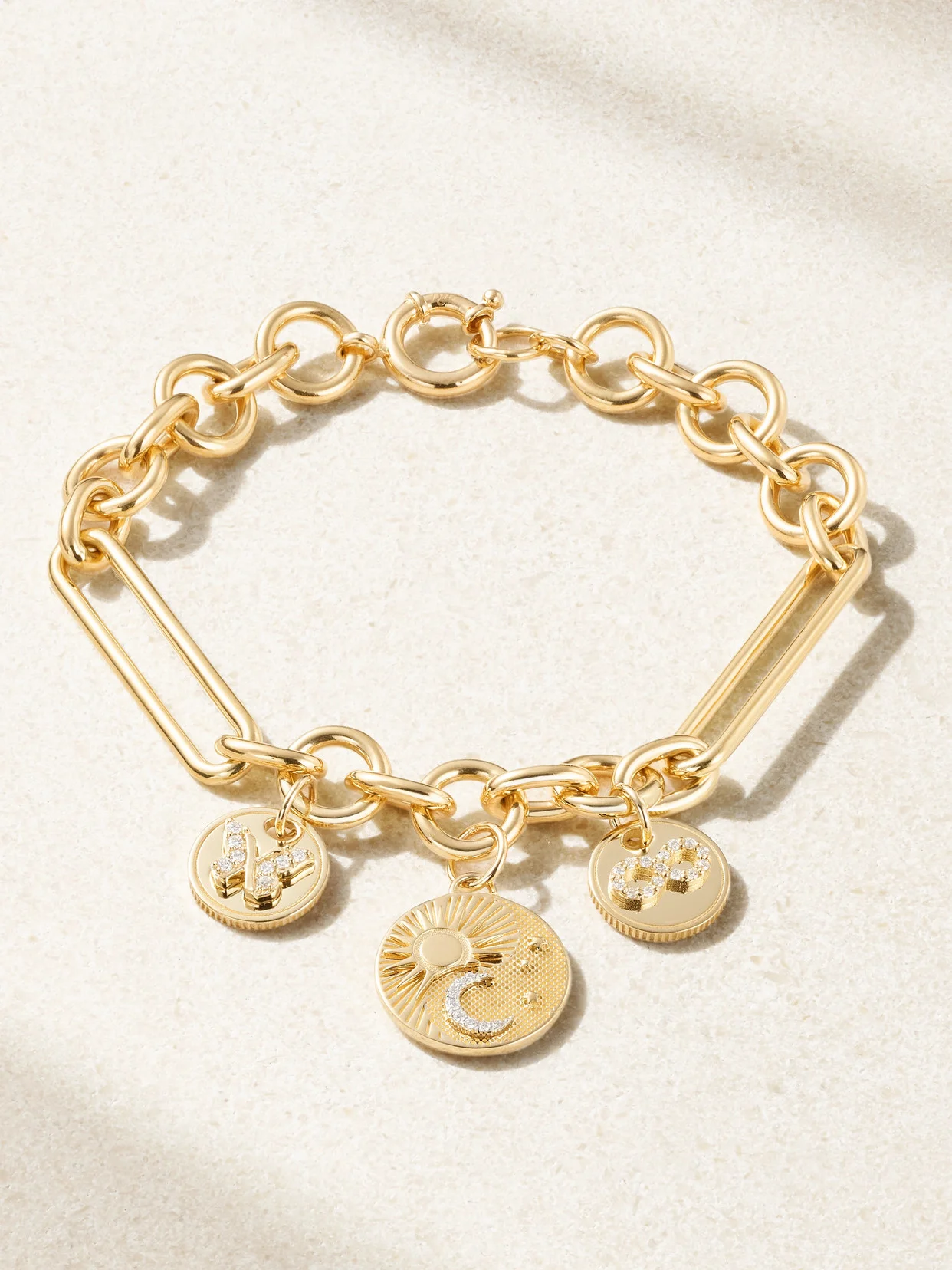 Balance, Karma & Reverie 18-karat Gold Diamond Bracelet - 1