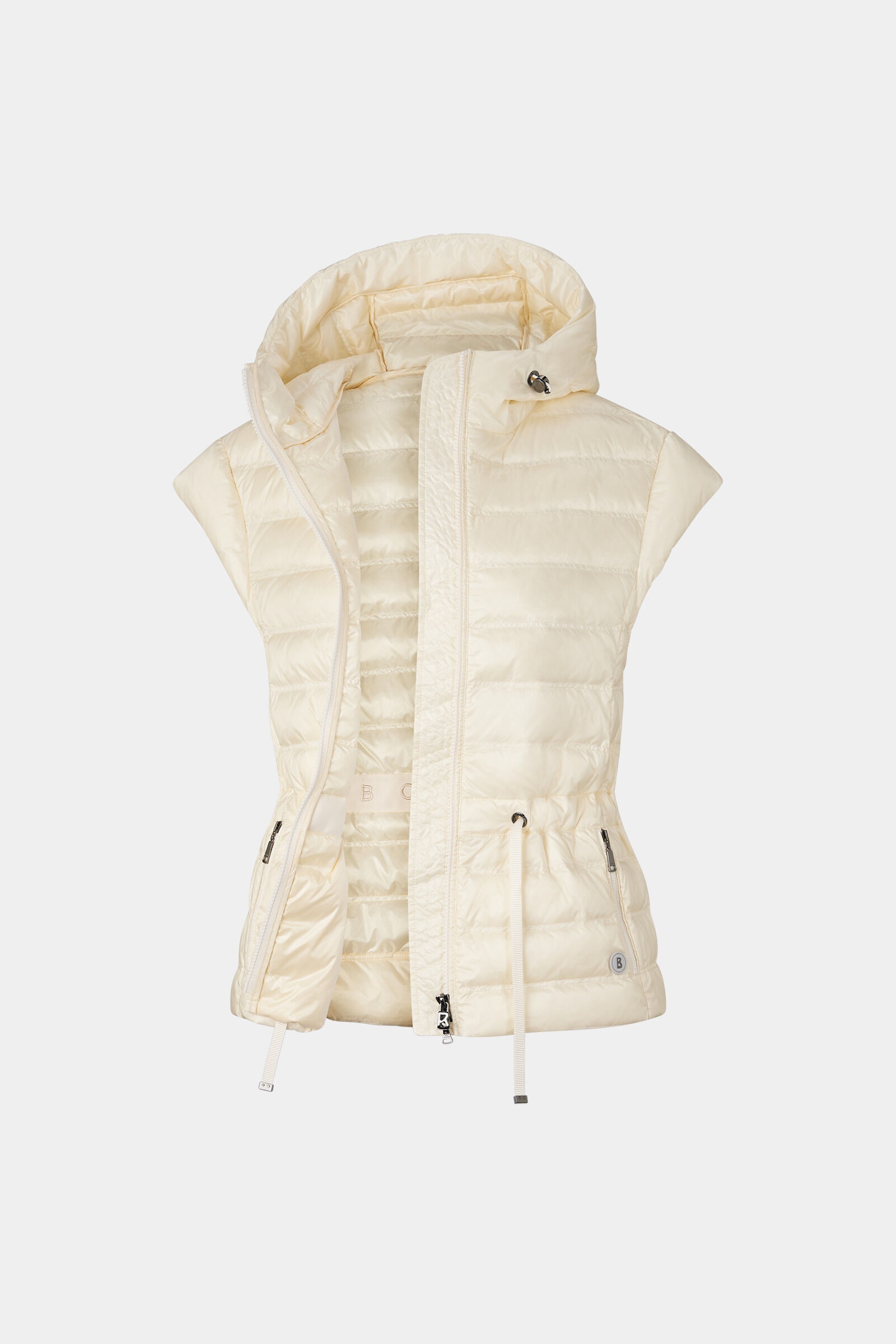 Ennie lightweight down vest in Off-white - 7