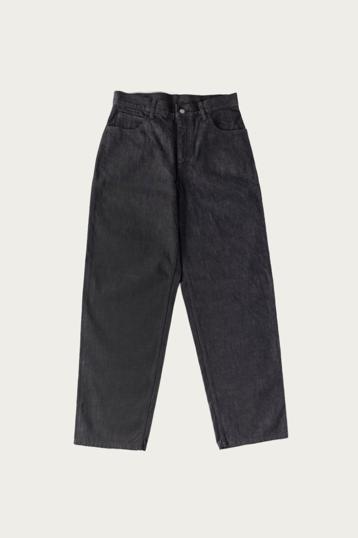 5pkt Jean - Grey 12oz One Wash Denim - 1