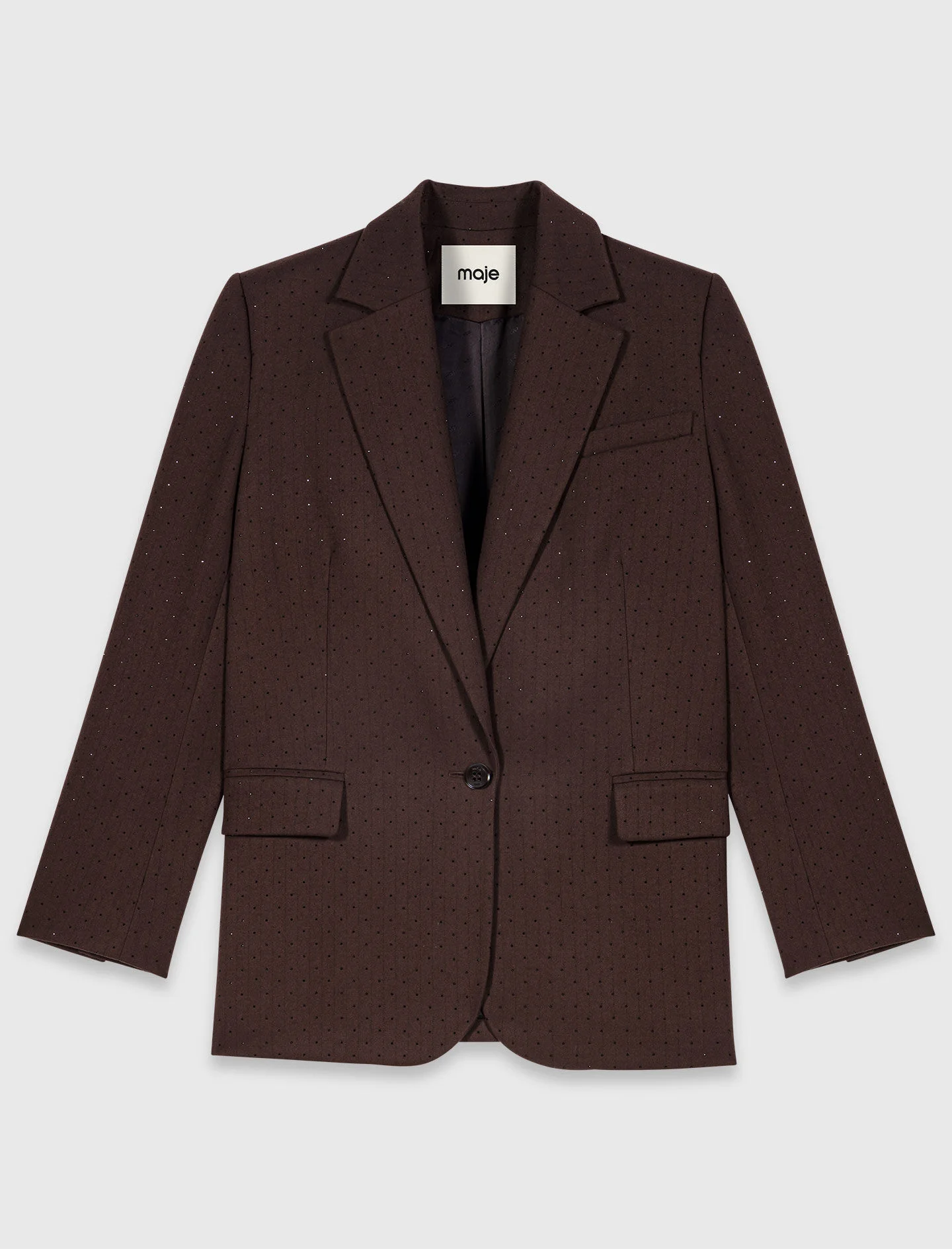 Rhinestone suit jacket - 1