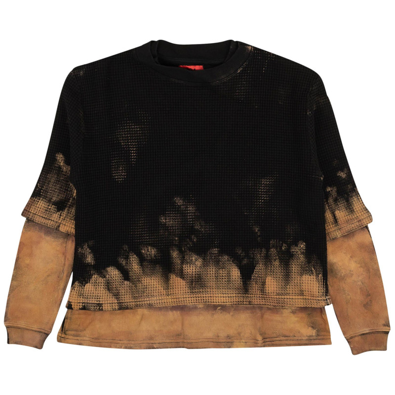 424 Waffle Knit Double Layer T-Shirt 'Multicolor' 1