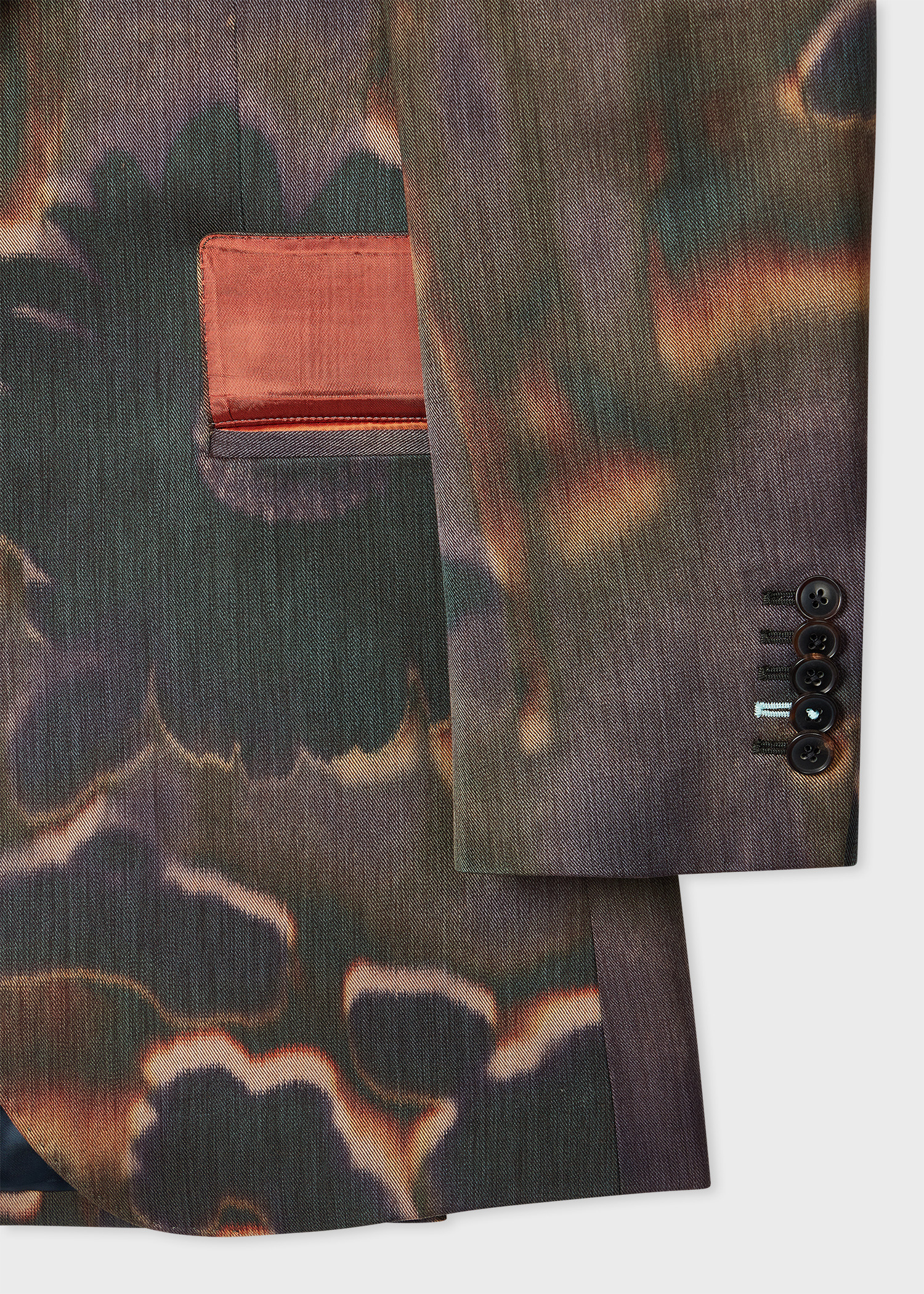 'Field Flowers' Print Wool-Blend Blazer - 3