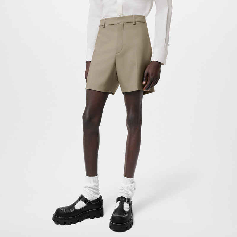 Classic Slim Wool Shorts 2