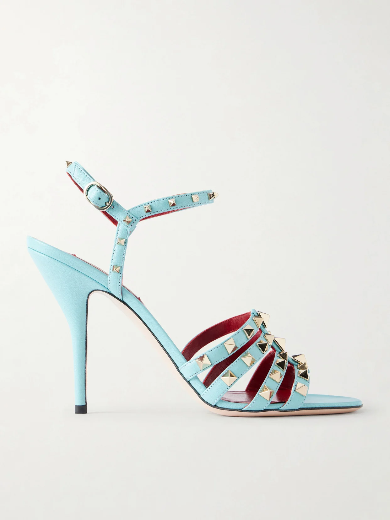 Valentino Garavani Rockstud Embellished Leather Sandals - 1