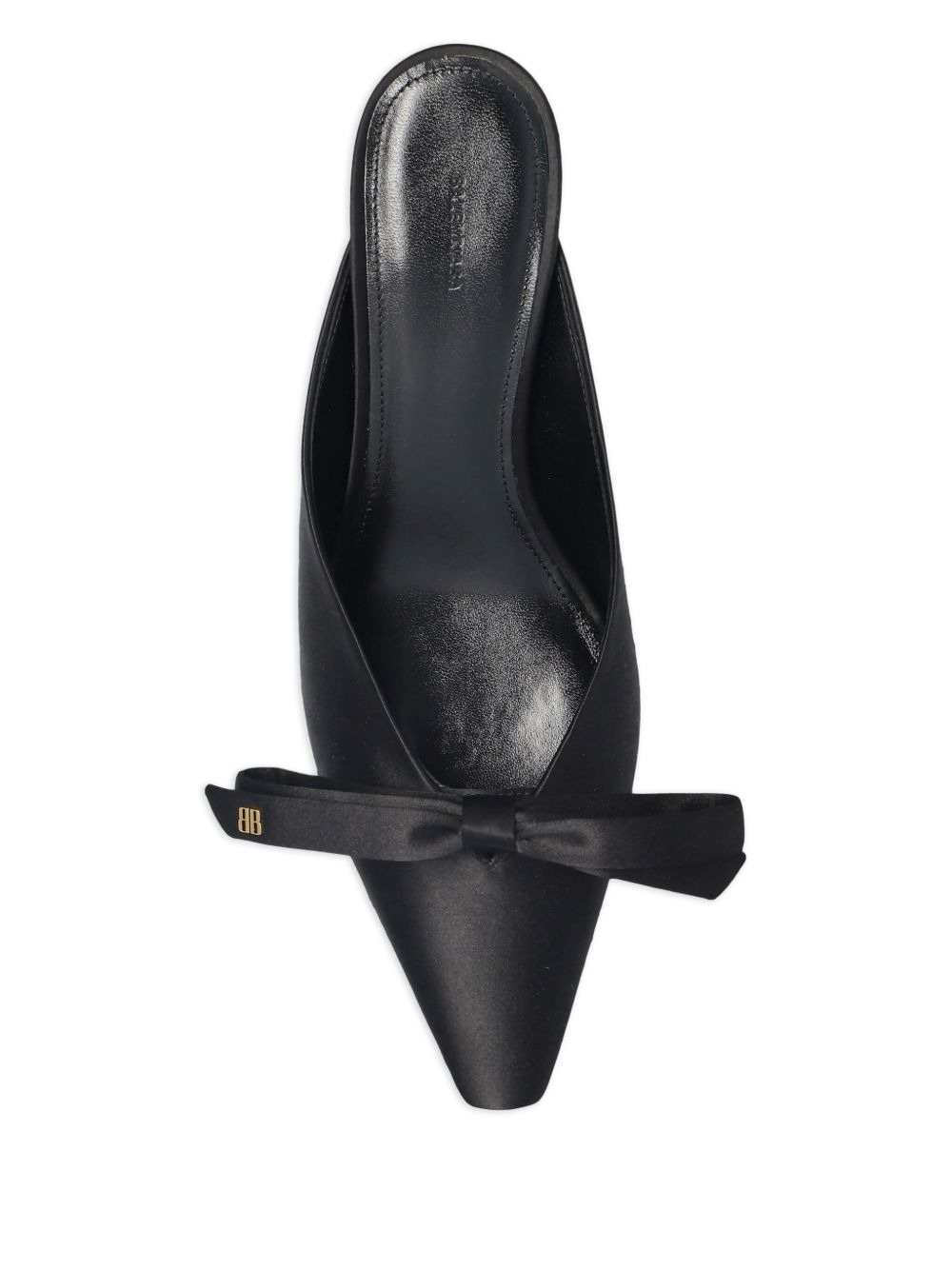 bow-detail pointed-toe mules - 3