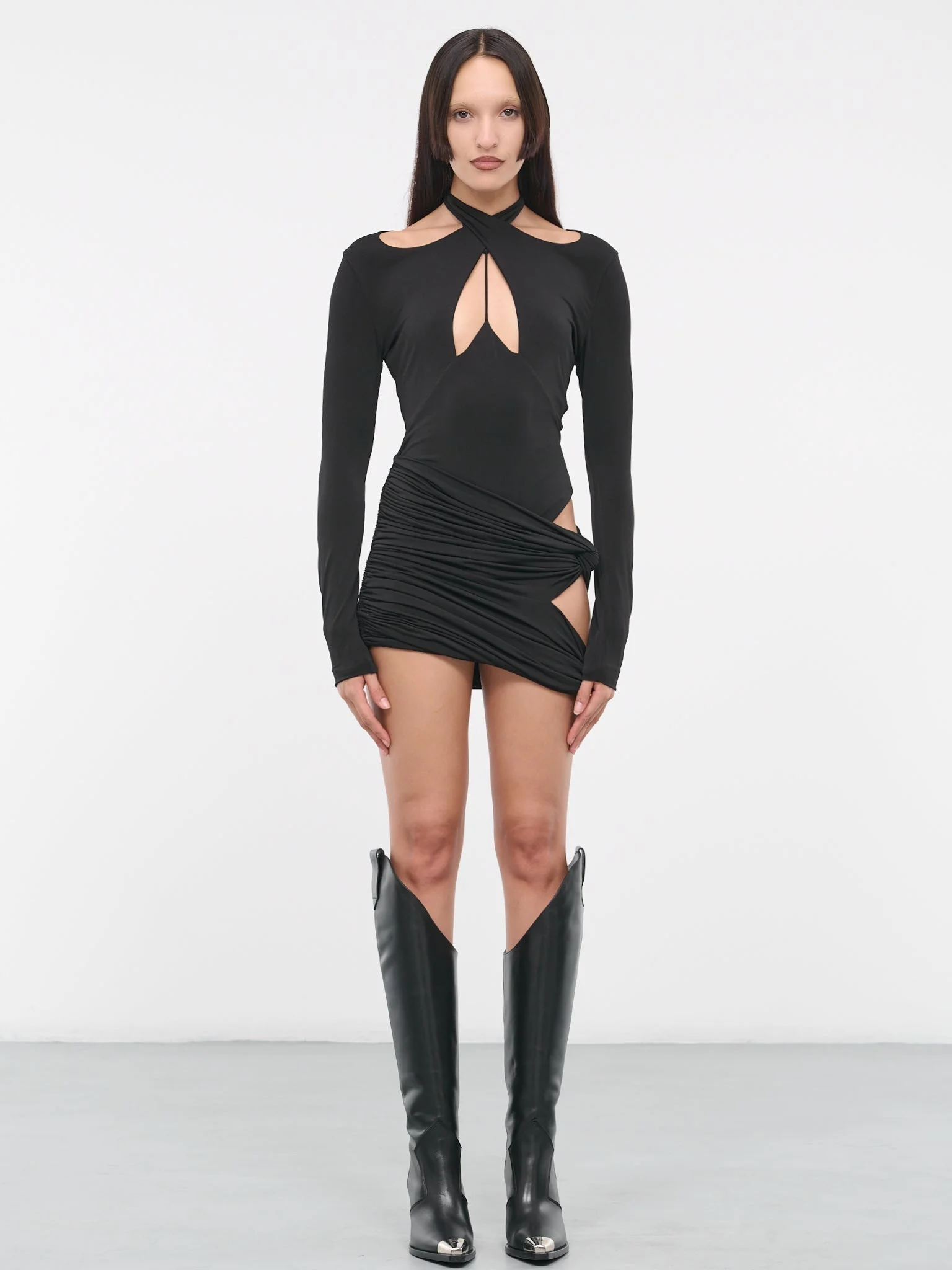 Cut-Out Mini Dress - 1