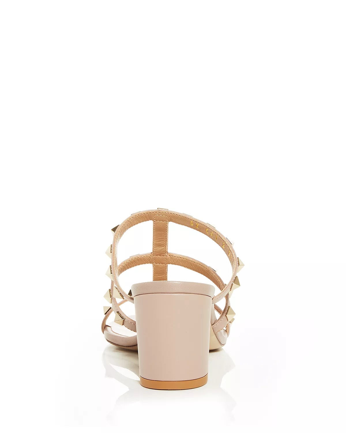 Women's Rockstud Block Heel Slide Sandals - 5