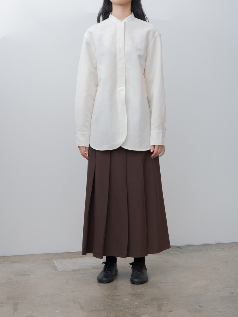 Studio Nicholson BEAM Curved Shirt - Parchment outlook