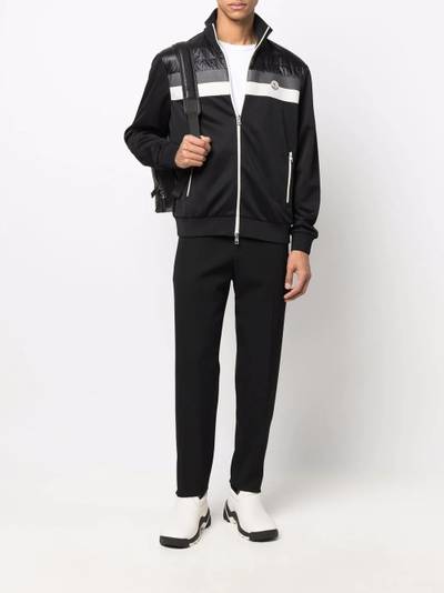 Moncler logo-patch track jacket outlook