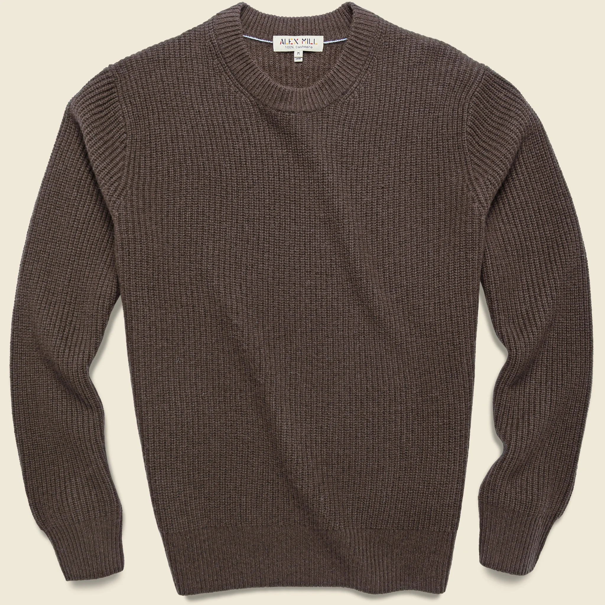 Cashmere Jordan Sweater - Espresso - 1