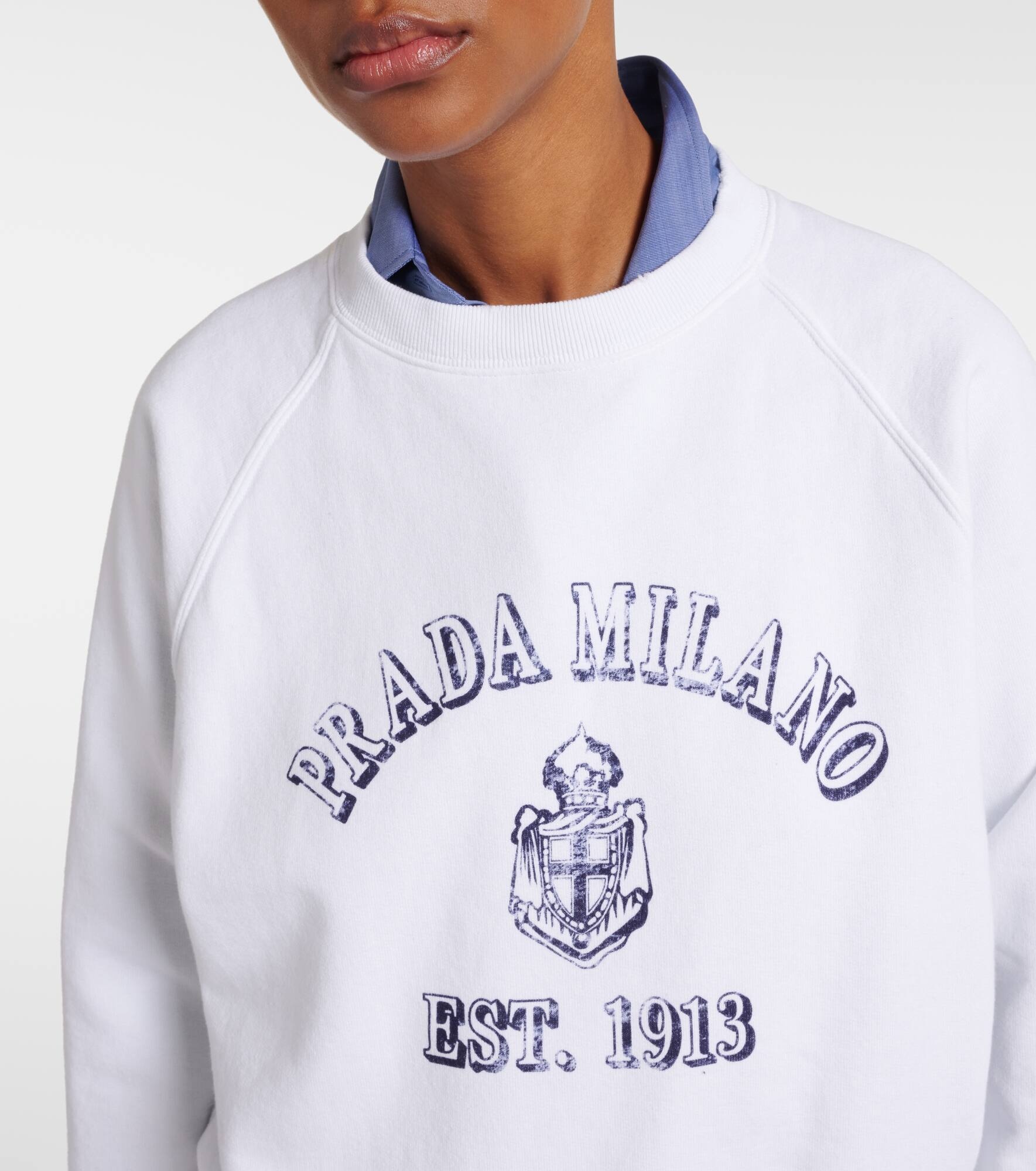 Logo cotton jersey sweatshirt - 4