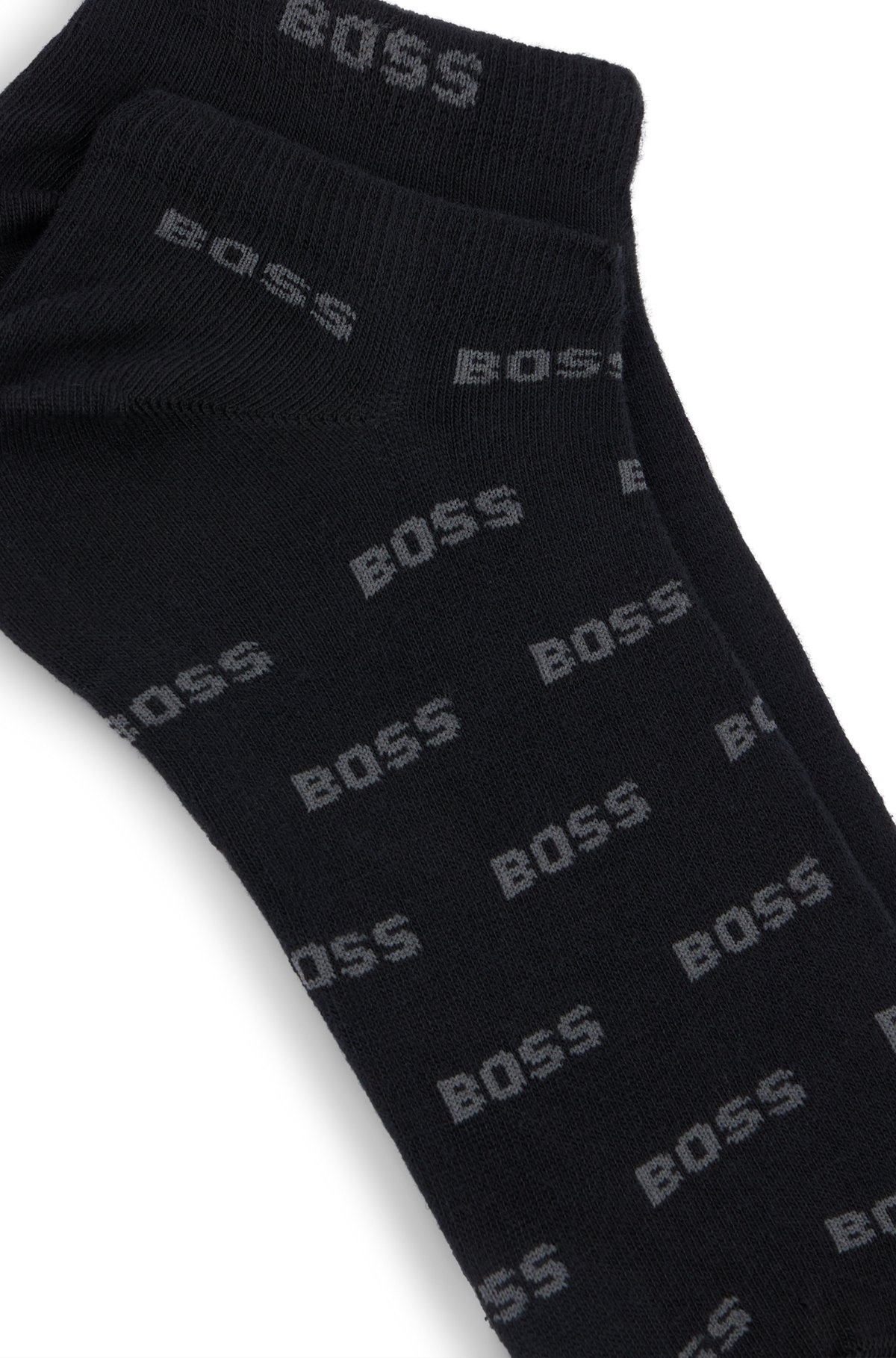 TWO-PACK OF ANKLE-LENGTH SOCKS WITH BRANDING - 2