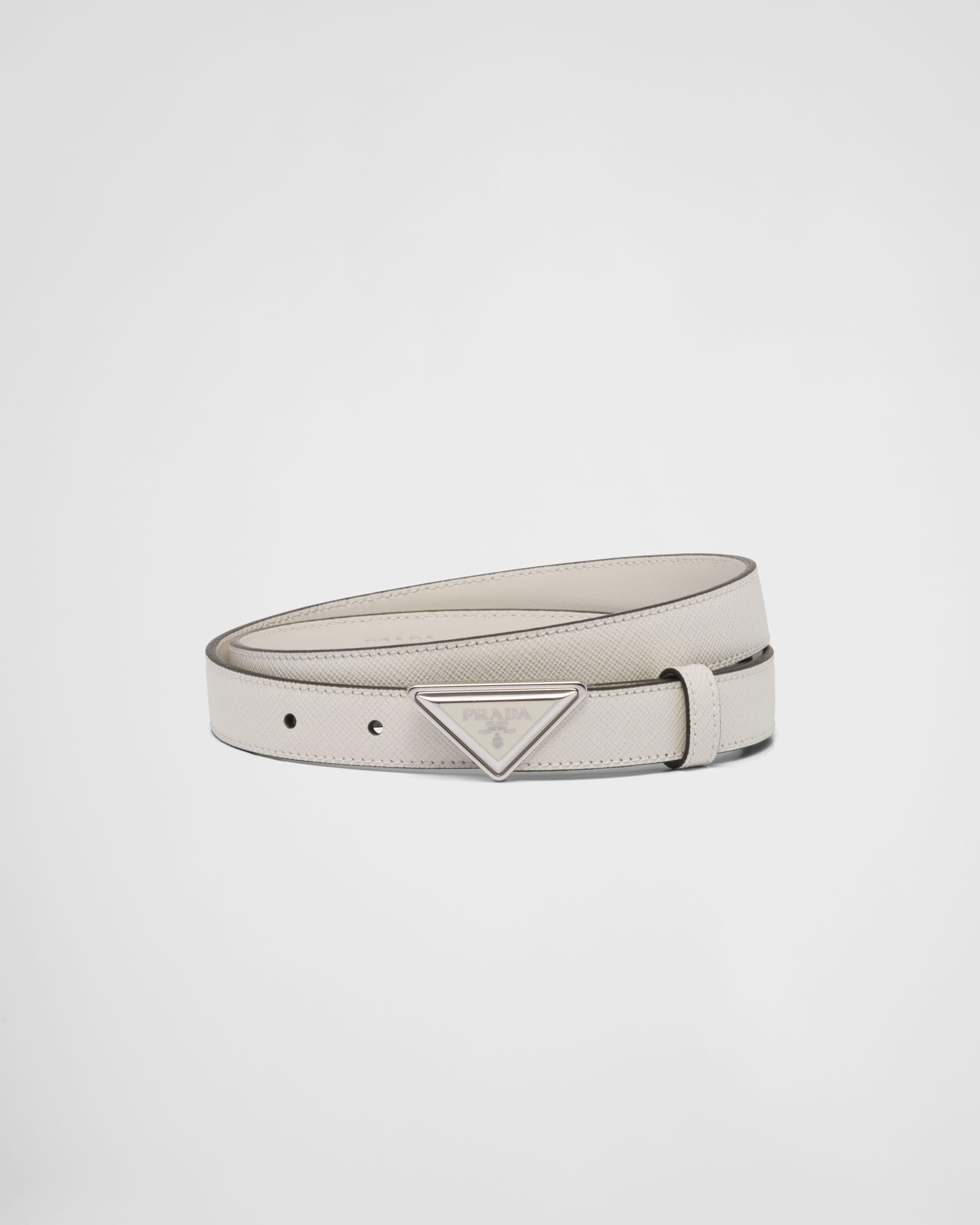 Saffiano leather belt - 1