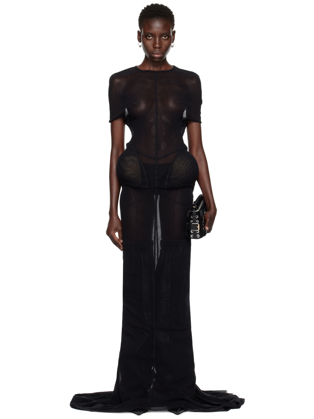 Black Shayne Oliver Edition Maxi Dress - 1