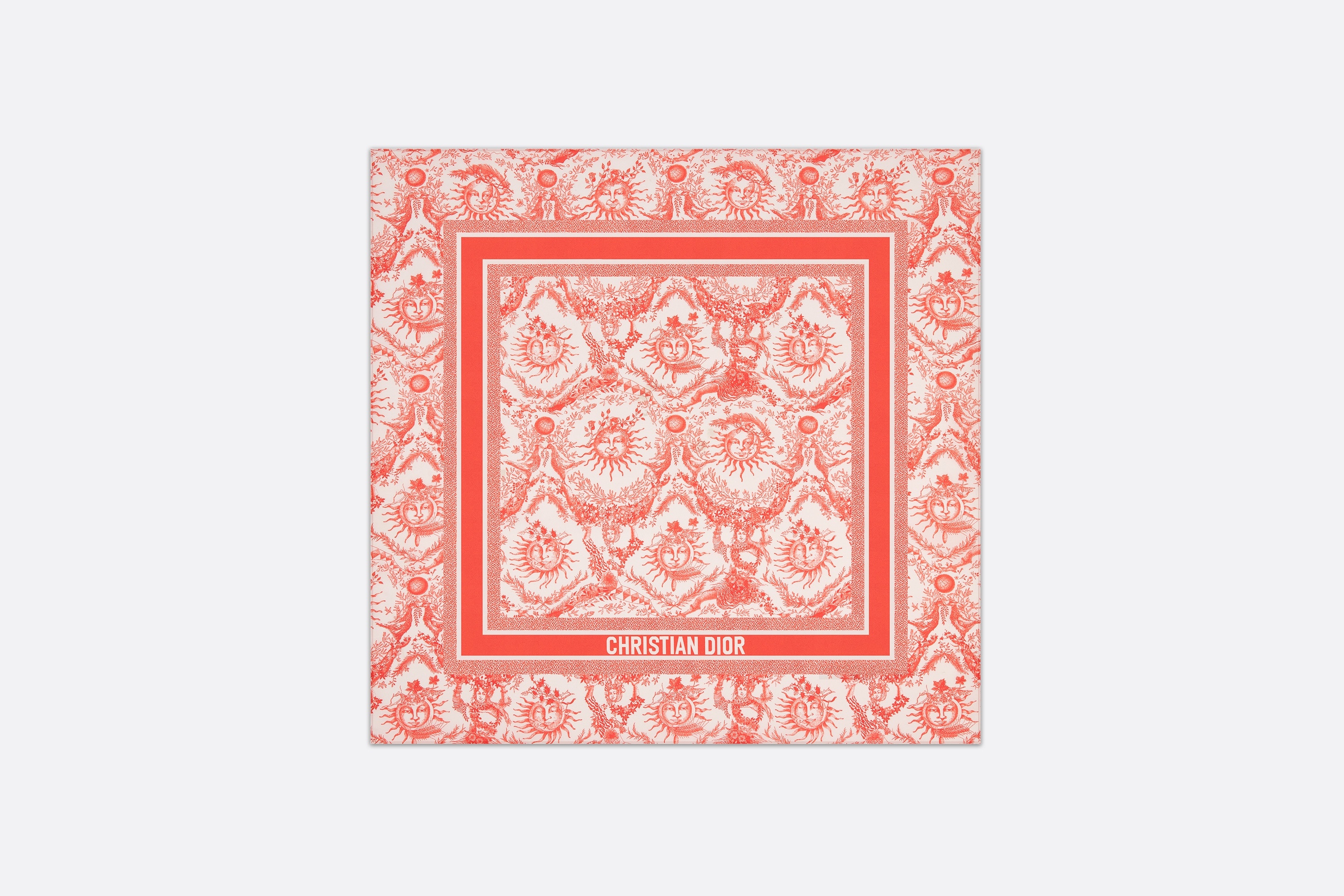 Dioriviera Toile de Jouy Soleil 70 Square Scarf - 1