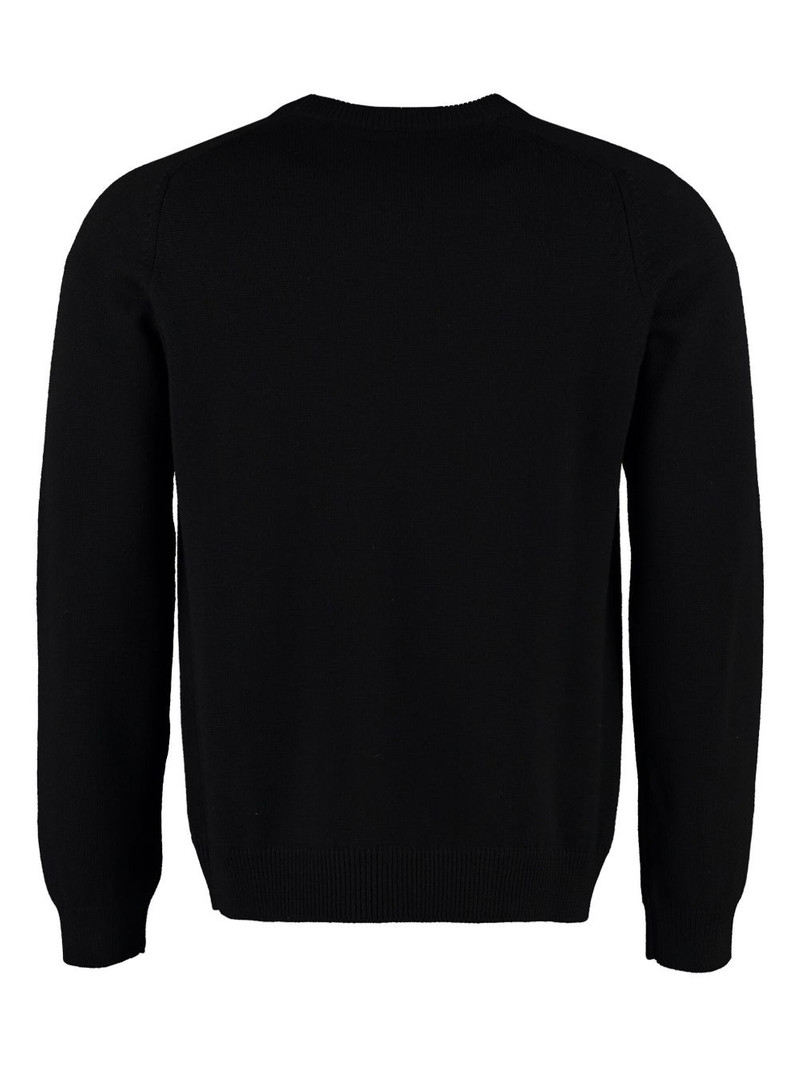 beaded logo embroidery sweater 6