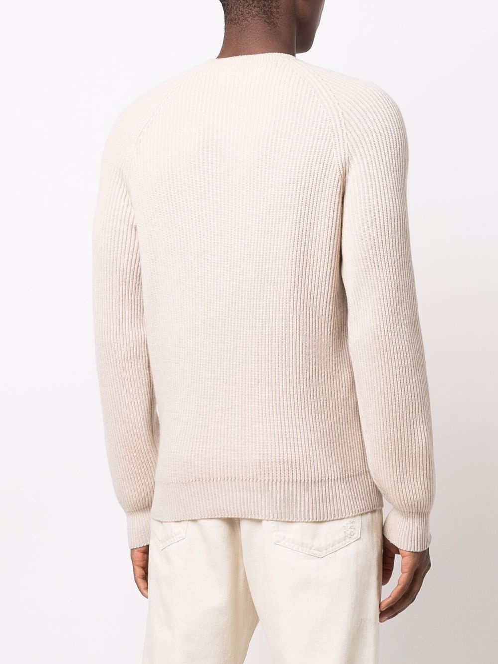 ribbed-knit cashmere jumper - 4