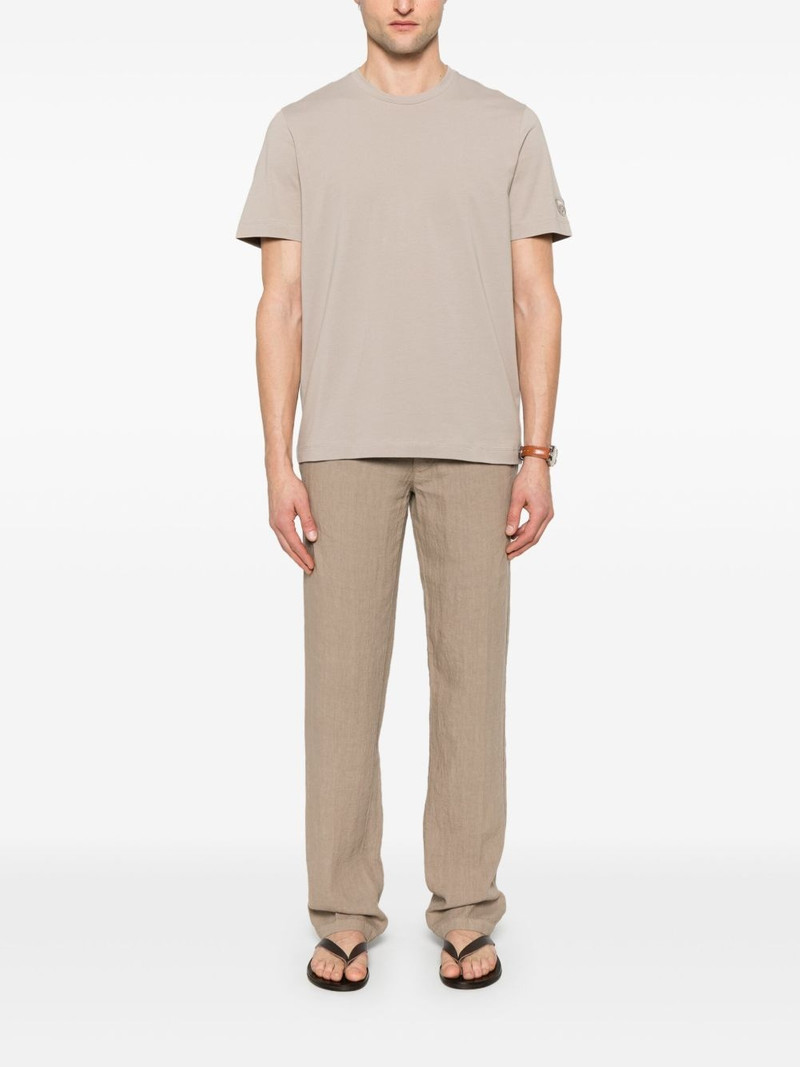 CORNELIANI embroidered 로고 티셔츠 outlook