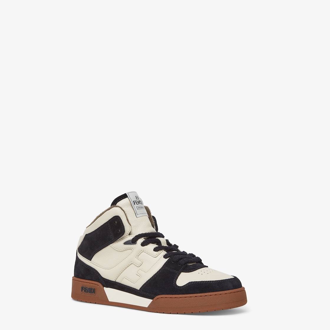 Black leather high-tops - 2