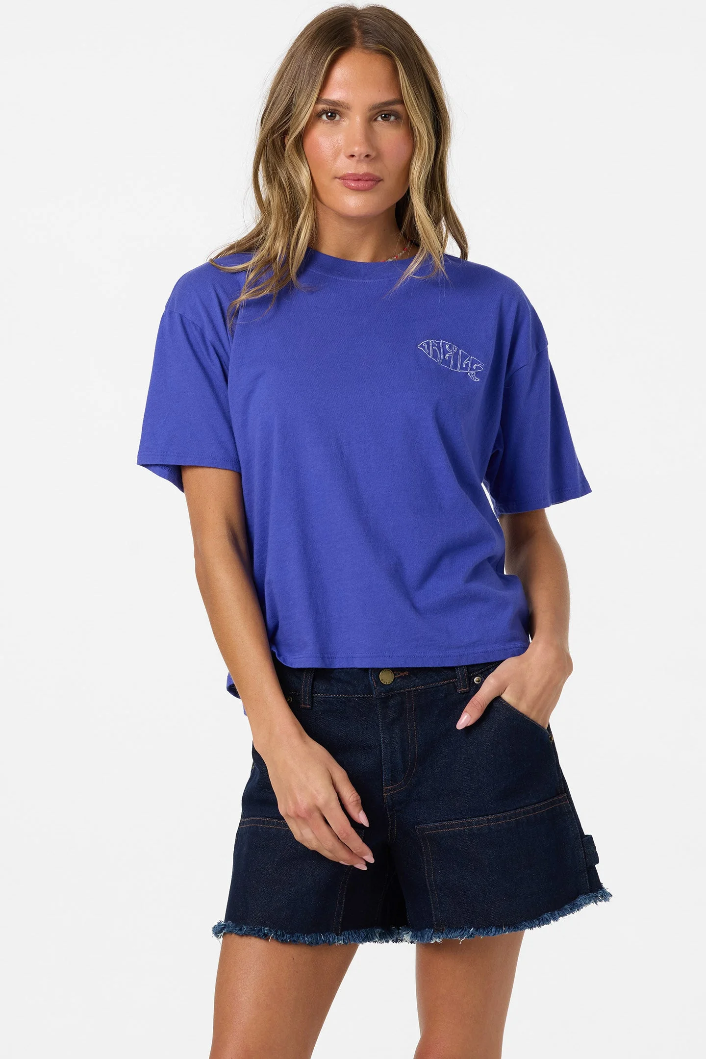 Board Embroidered Easy Tee - 1