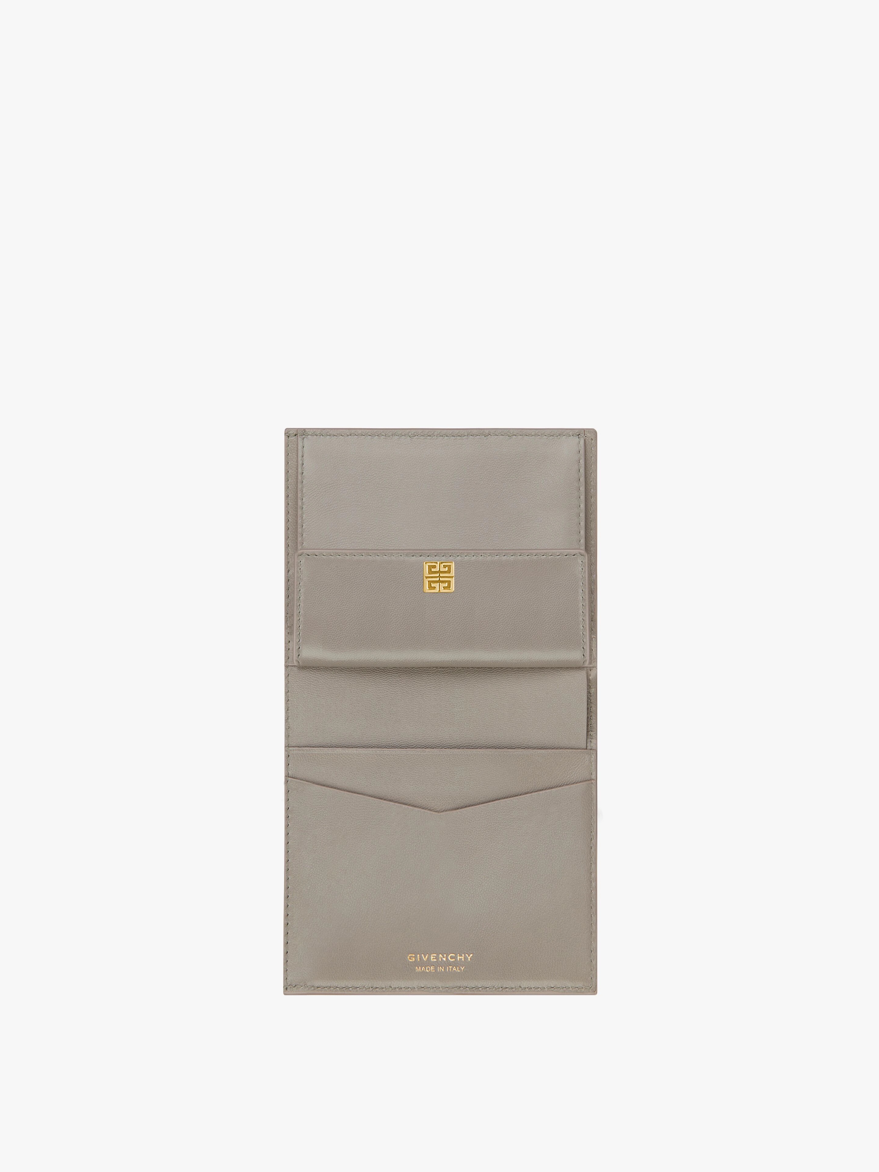 SMALL 4G WALLET IN BOX LEATHER - 4