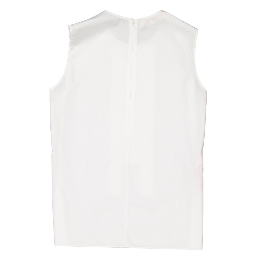 Marni Pleated Detailing Poplin Sleeveless Top - 7