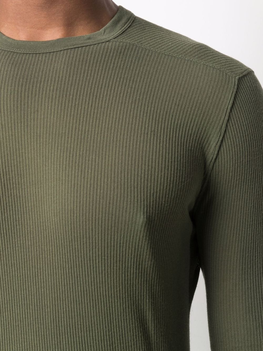 cut out-detail long-sleeved T-shirt - 5