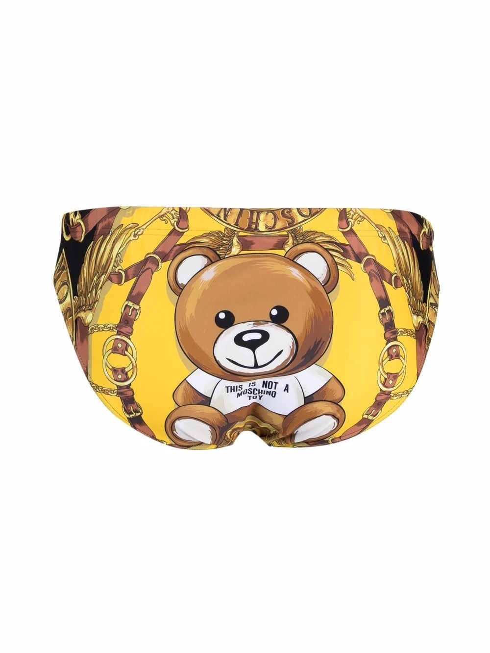 bear-motif swimming trunks - 2