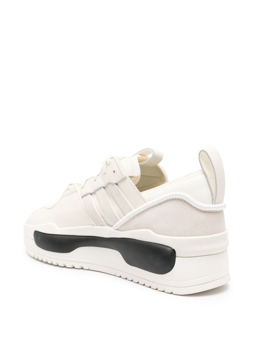 Rivalry panelled leather sneakers - 3