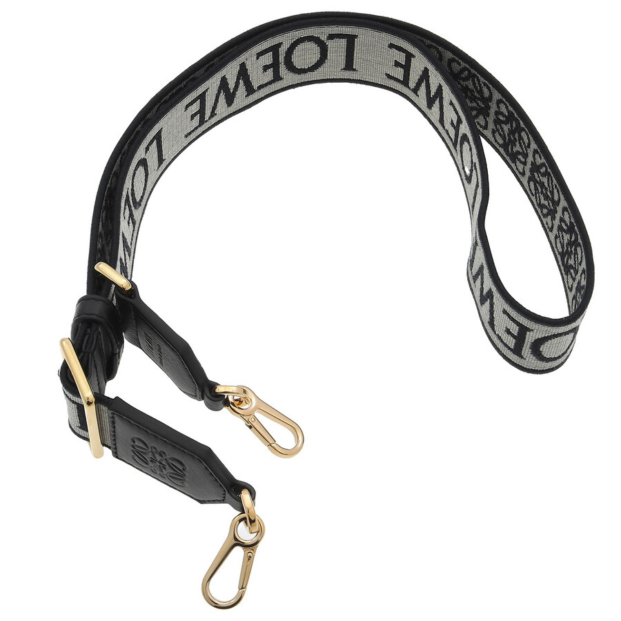 Loewe Anagram Strap In Jacquard And Calfskin - 2