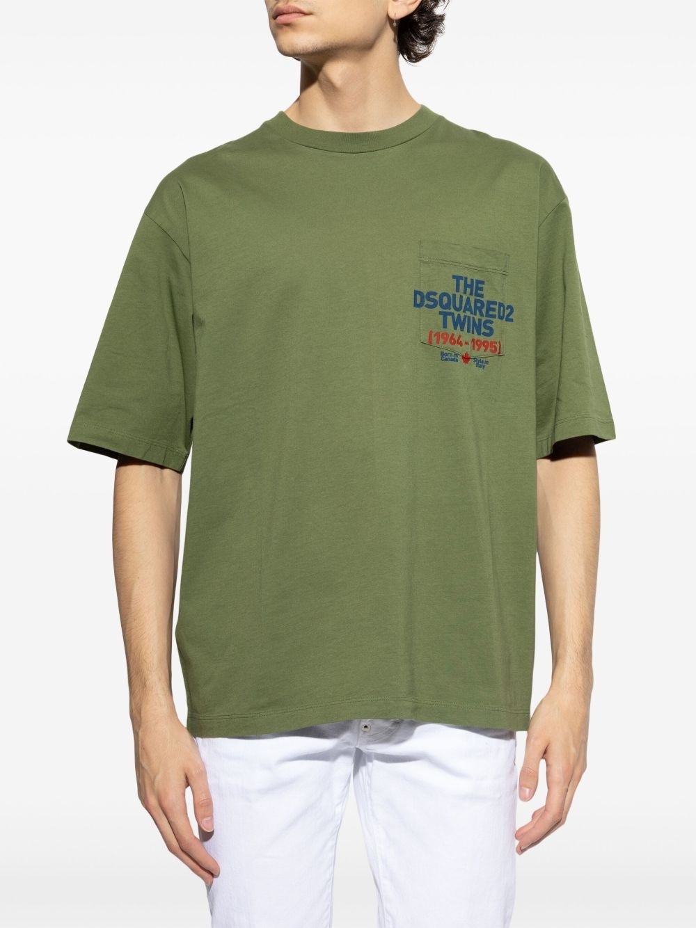 logo-print T-shirt - 3