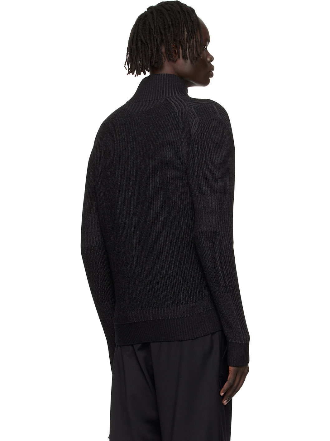 Black Kenzo Paris 'Boke Flower 2.0' Zipped Cardigan - 3
