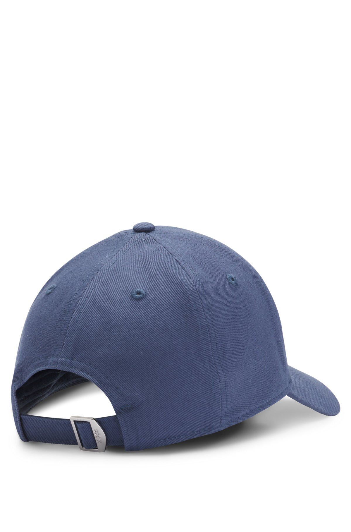 COTTON-TWILL CAP WITH EMBROIDERED DOUBLE B MONOGRAM - 3