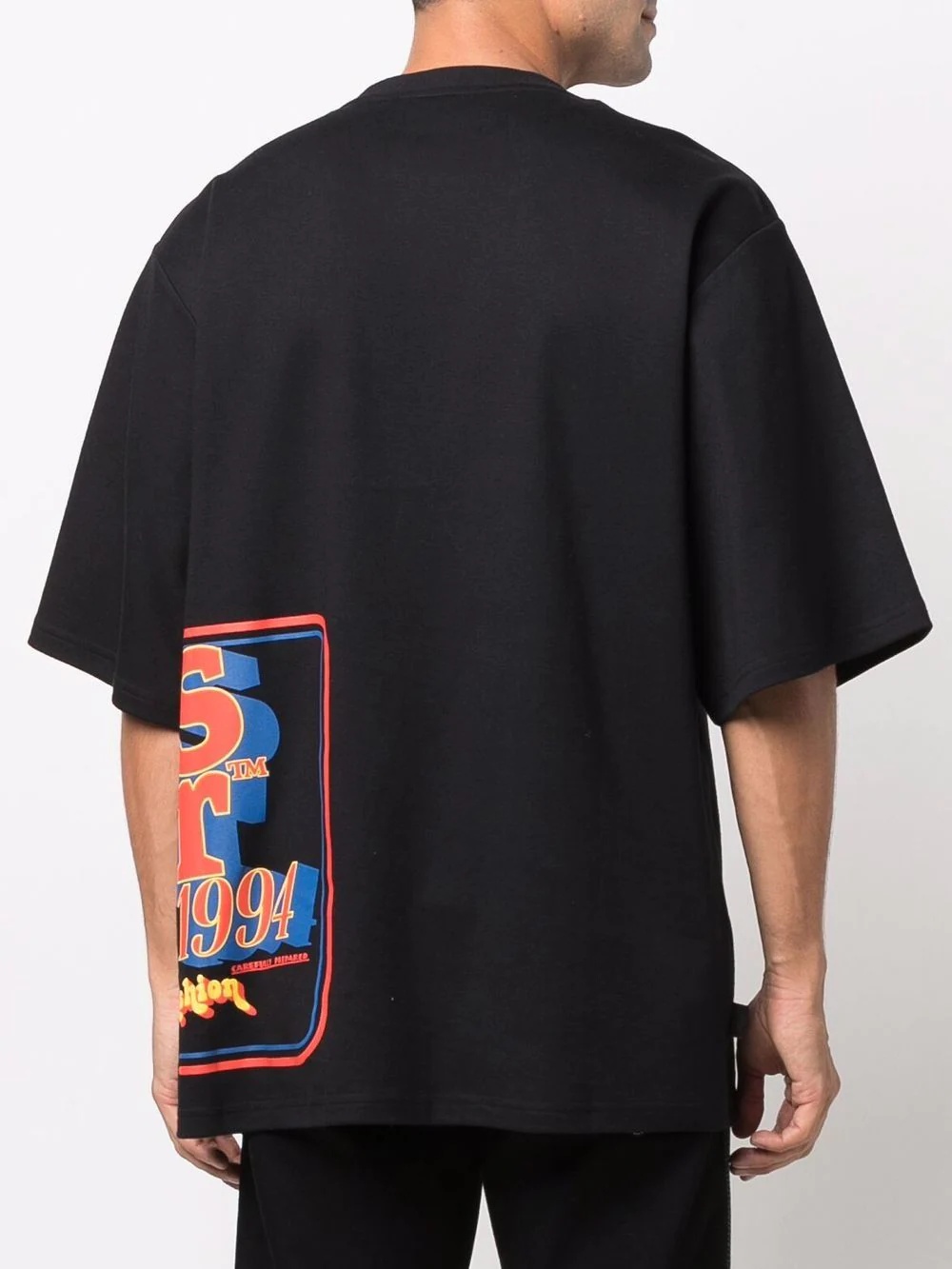 logo-print oversized T-shirt - 4