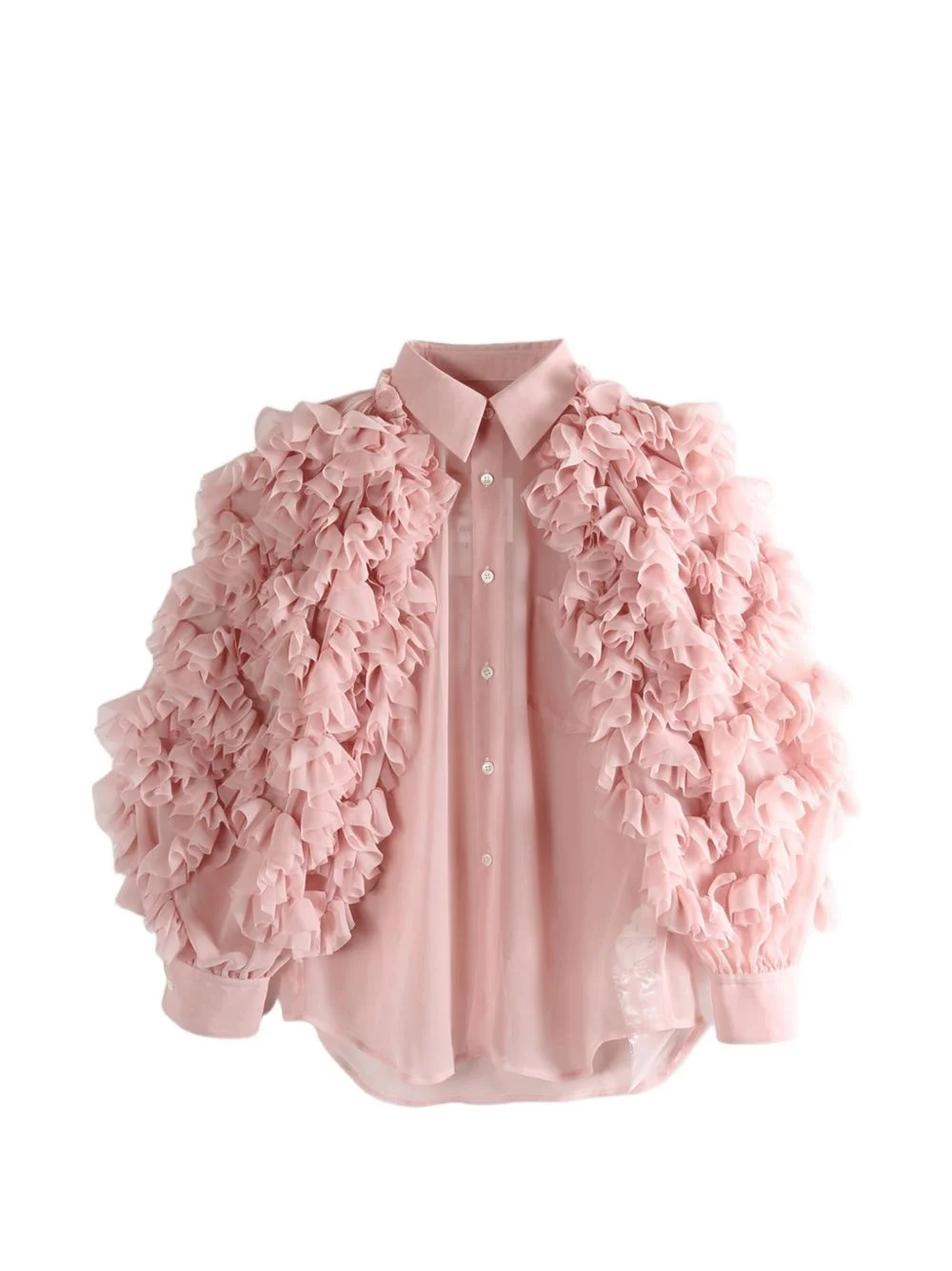 ruffled shirt - 1