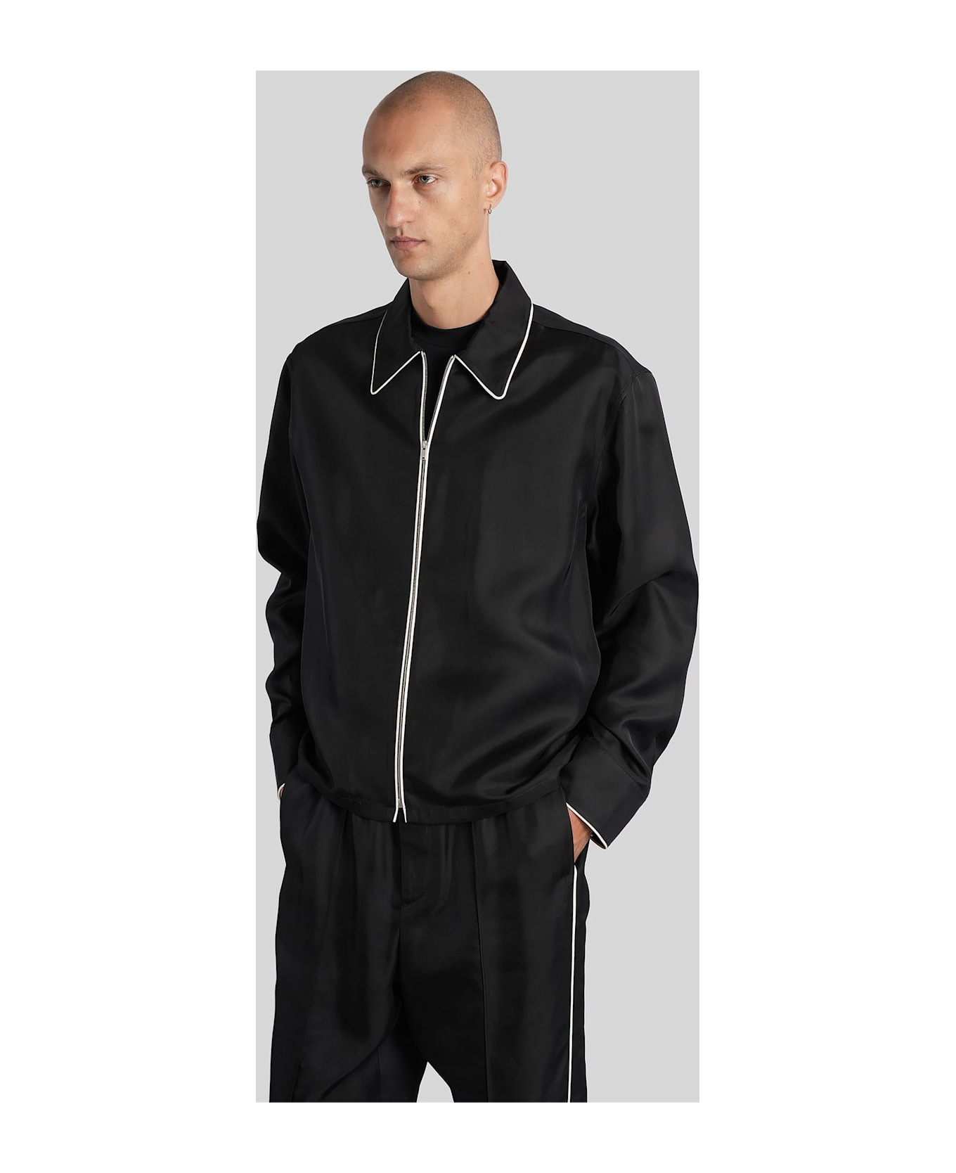 Shirt 171 Shirt In Black Viscose - 4