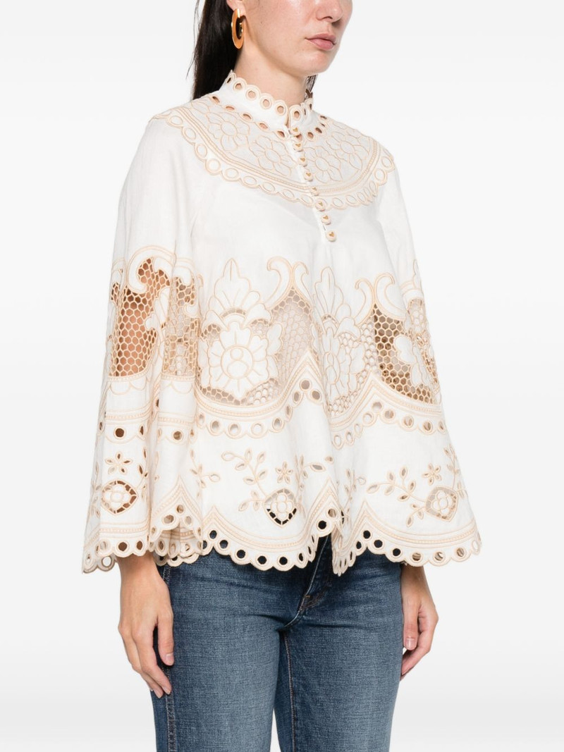 Wanderlust button embroidery blouse 3