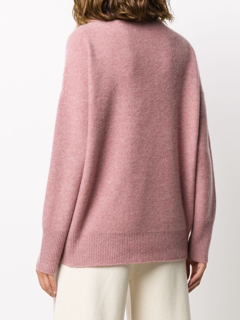 funnel neck cashmere jumper  - 4