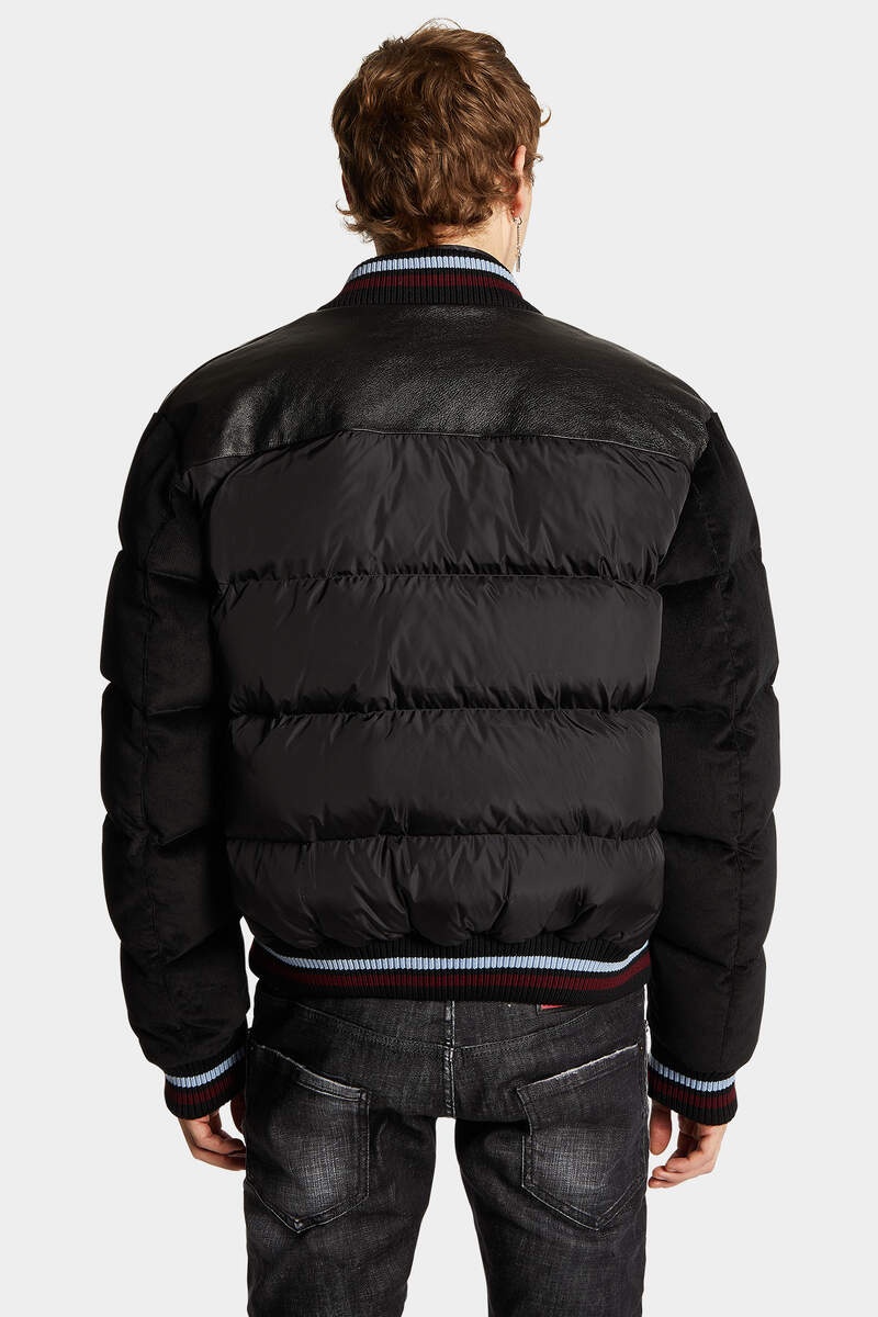 MIXED PUFFER BOMBER - 4