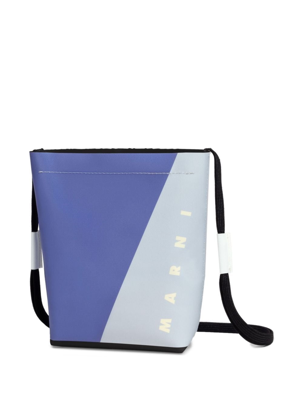 colour-block logo shoulder bag - 6