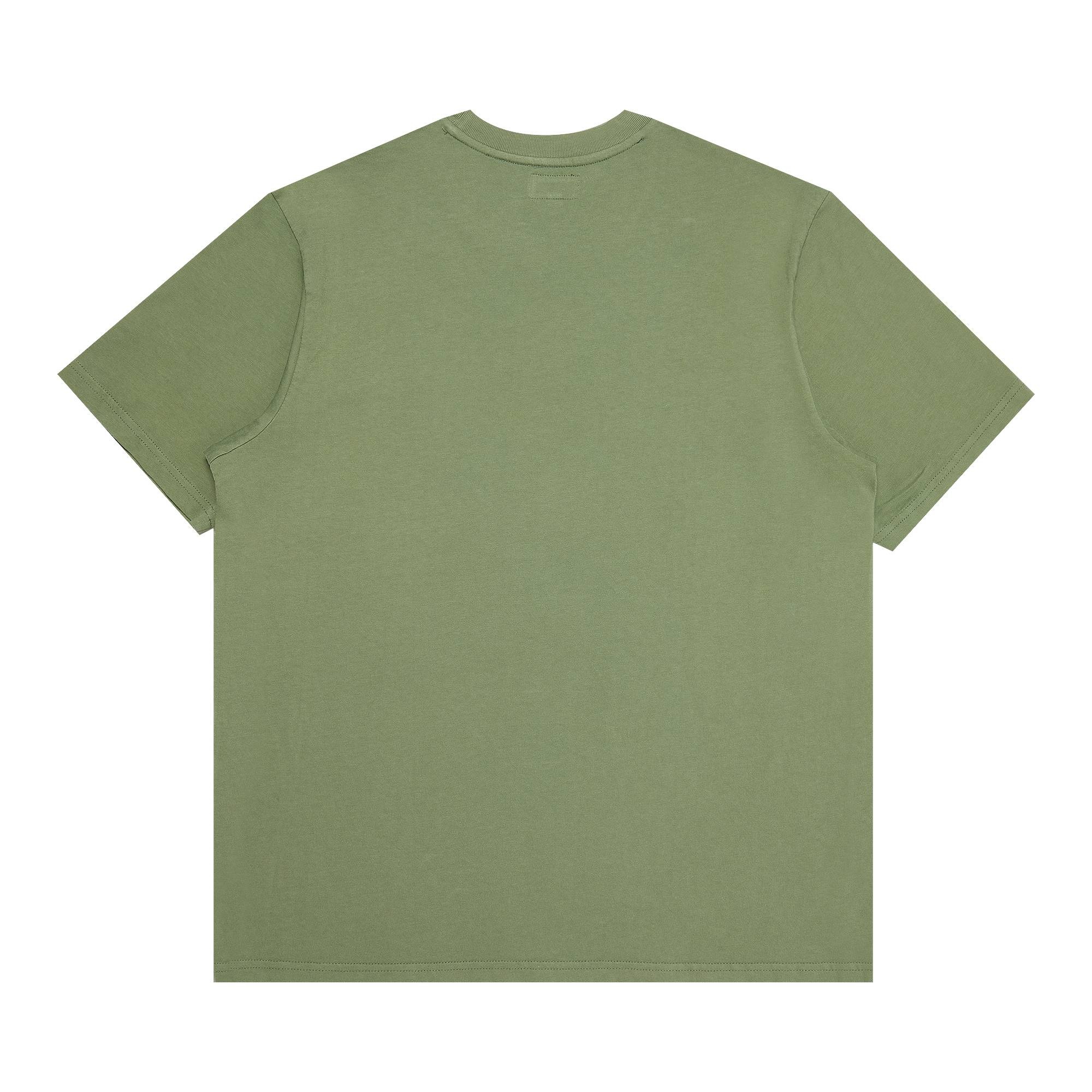 Supreme Arabic Logo Washed Short-Sleeve Tee 'Olive' - 2