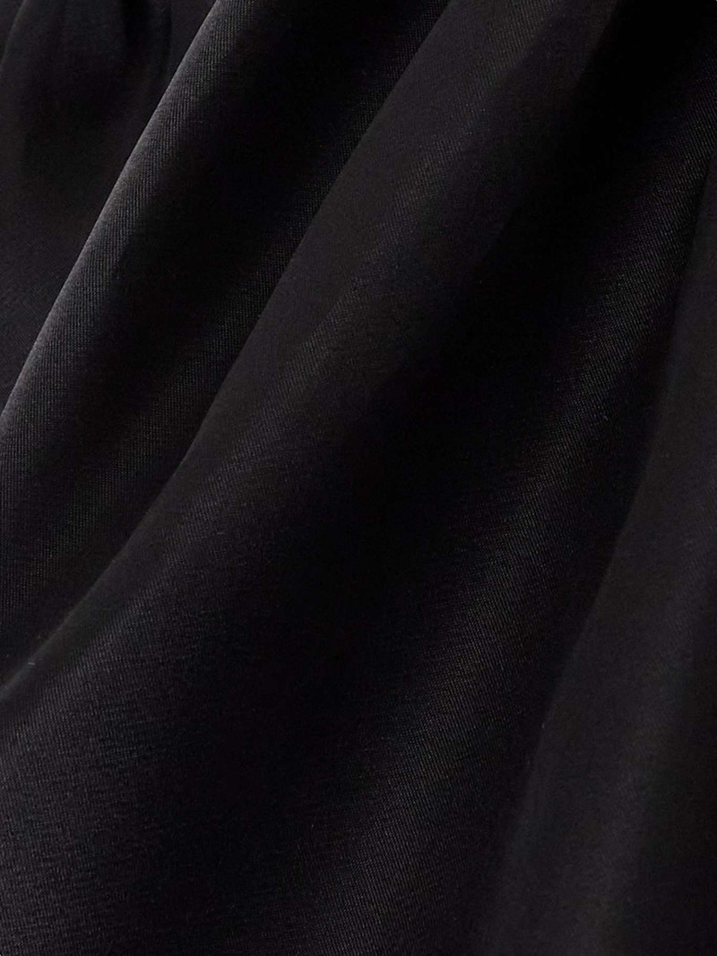 Ruffled silk-satin maxi skirt 4