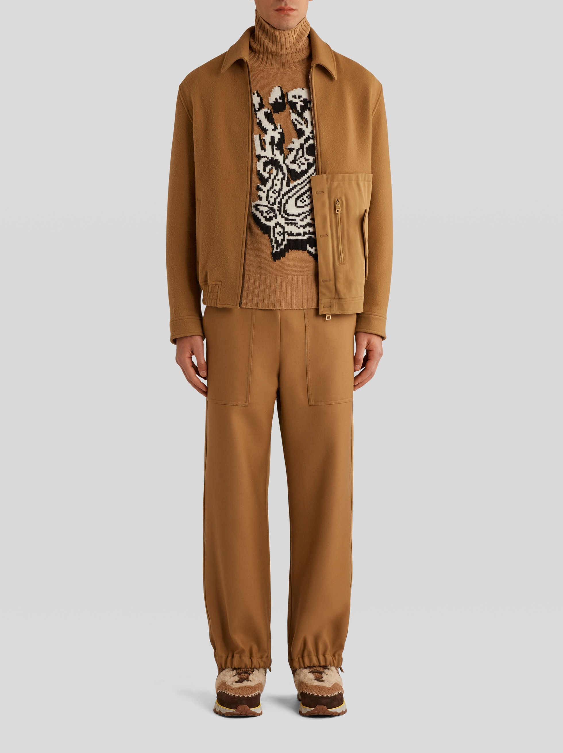 WOOL JOGGING TROUSERS - 3