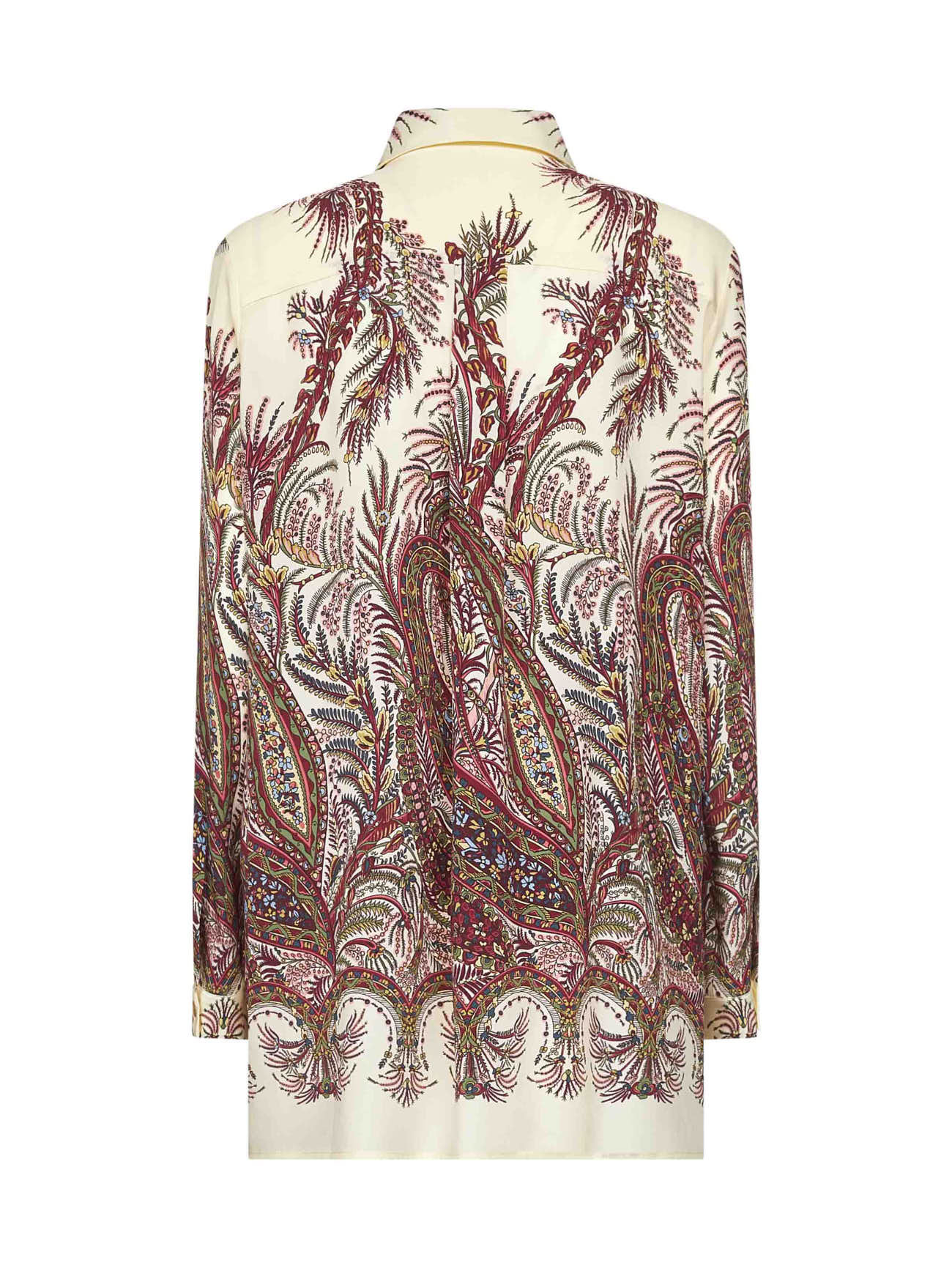 Paisley print crepe de Chine silk shirt - 2