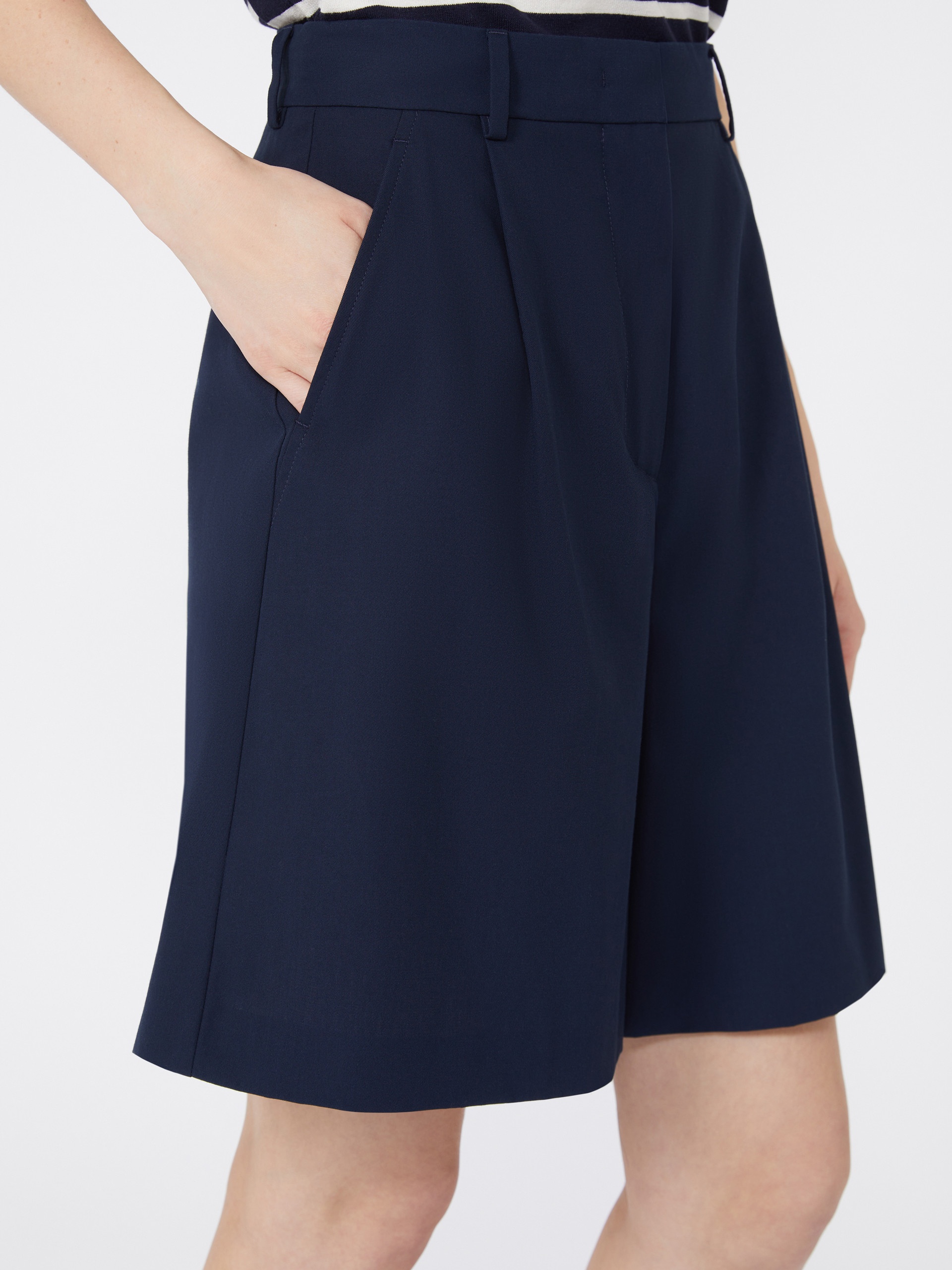 ROLF Cotton gabardine Bermuda shorts - 5