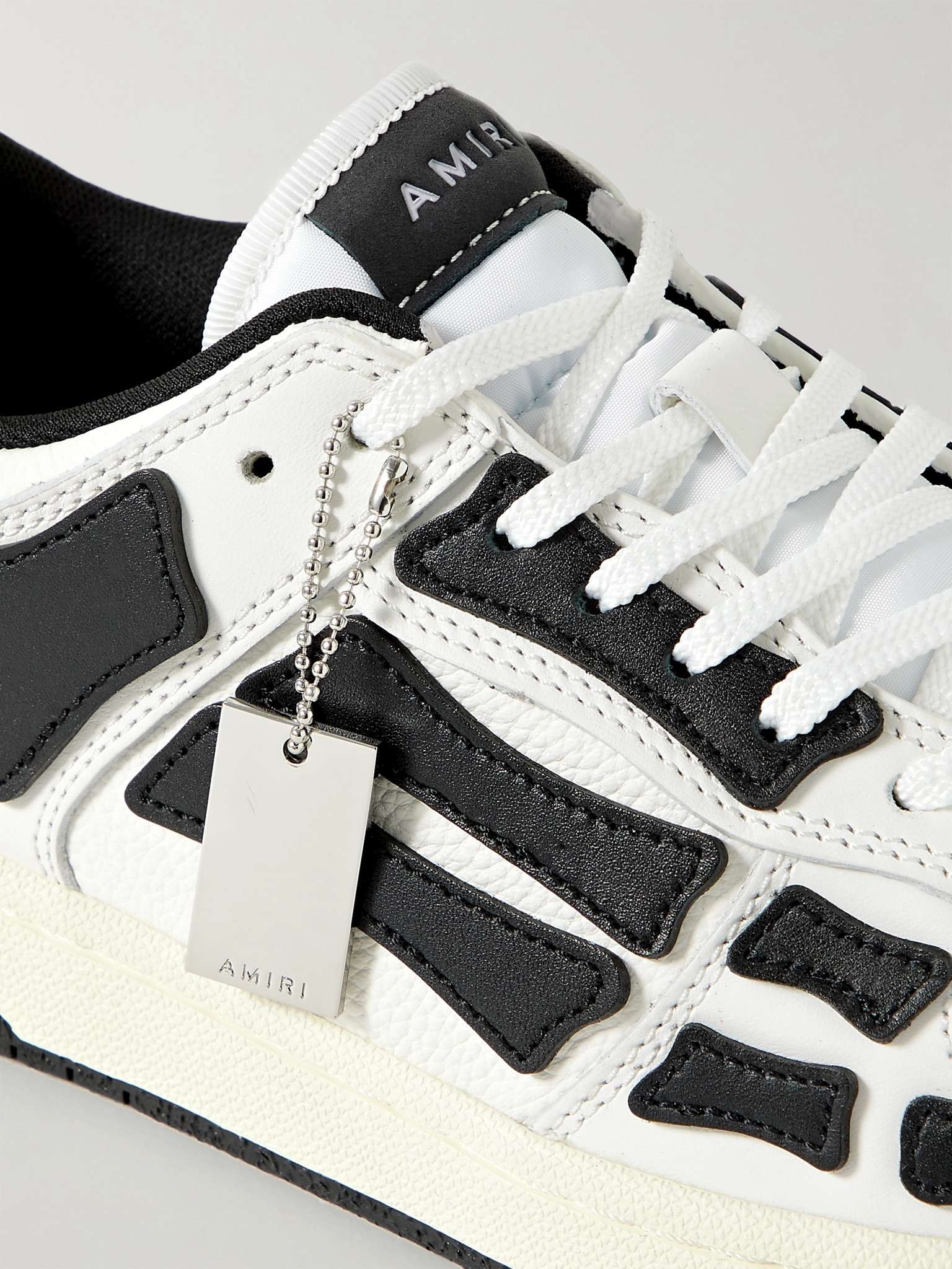 Skel-Top Colour-Block Leather Sneakers - 6