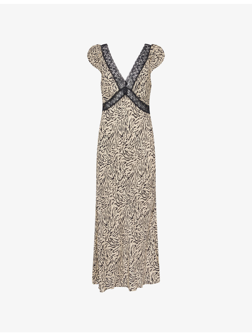 Iggy Leopard-Print Woven Midi Dress - 1