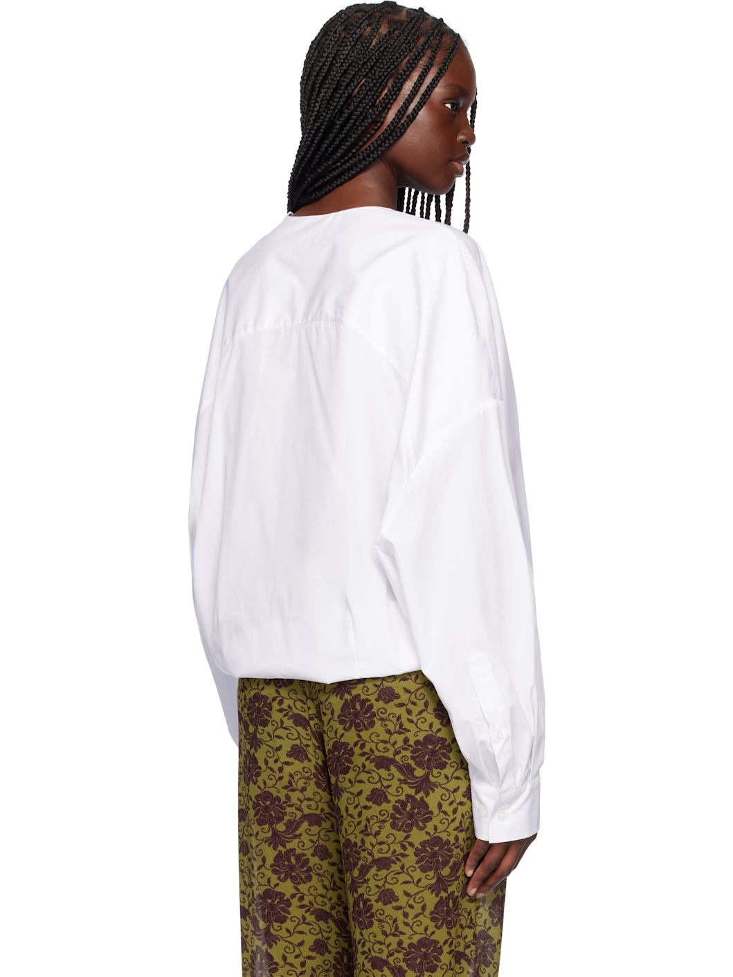 White Twisted Shirt - 3